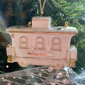 Lenox train car holiday ornament
